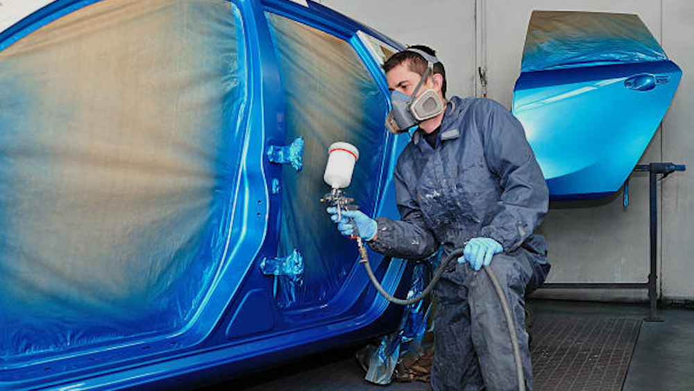 Car painting image
